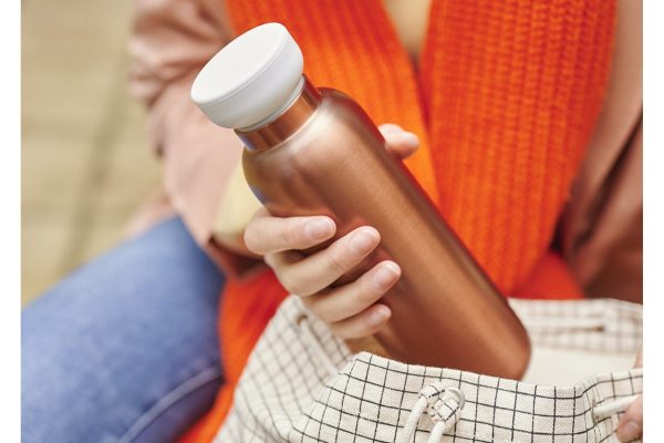 Isoleerfles Ellipse 500ml - Rose gold - Afbeelding 4