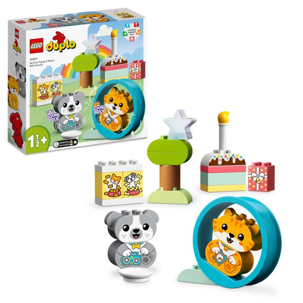 LEGO Duplo Mijn eerste Puppy en Kitten met geluid - 10977 - Afbeelding 2