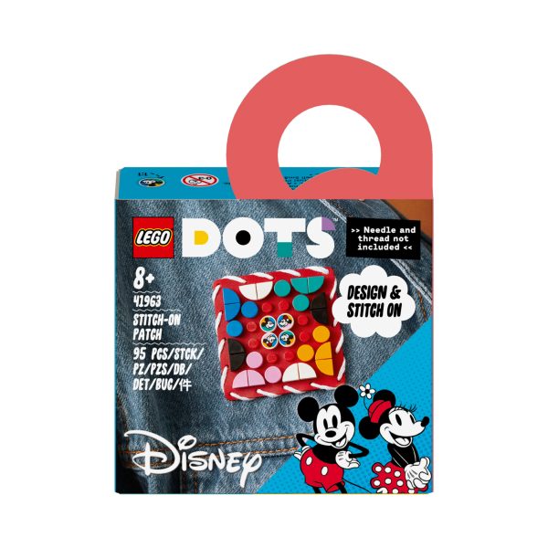 LEGO Dots Mickey Mouse & Minnie Mouse Stitch-on patch - 41963