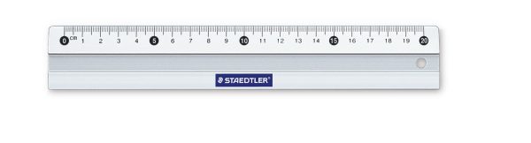 Metalen lat 20cm