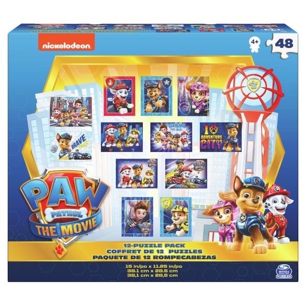 Puzzel 12-in-1 (2x100/5x48/5x25stuks) - Paw Patrol The Movie
