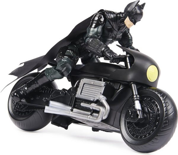 DC The Batman Movie - Batcycle met figuur (30cm) - Afbeelding 2