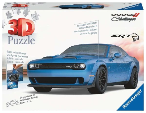 3D Puzzel (163stuks) - Dodge Challenger Hellcat Redeye Widebody
