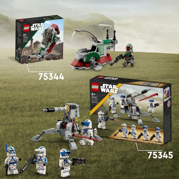 LEGO Star Wars Boba Fett's sterrenschip Microfighter - 75344 - Afbeelding 7