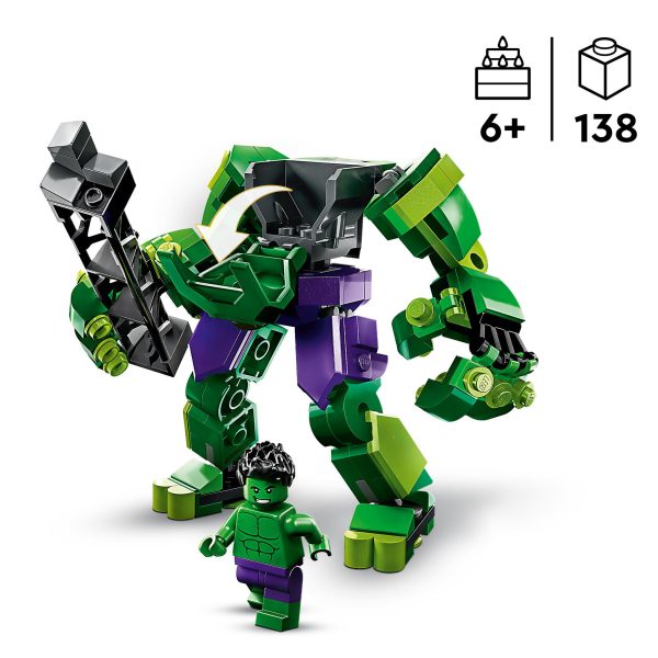 LEGO Marvel Avengers Hulk mechapantser - 76241 - Afbeelding 4