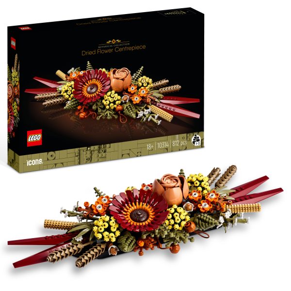 LEGO Icons Bloemstuk met gedroogde bloemen - 10314 - Afbeelding 2