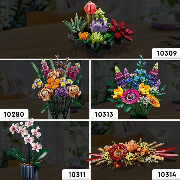 LEGO Icons Bloemstuk met gedroogde bloemen - 10314 - Afbeelding 8