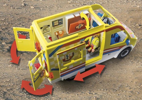 PM City Life - Ambulance met licht en geluid 71202 - Afbeelding 4