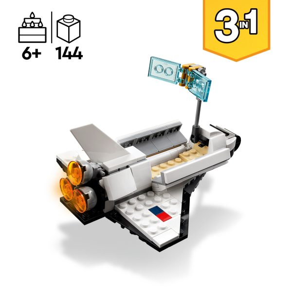 LEGO Creator 3-in-1 Space Shuttle - 31134 - Afbeelding 4