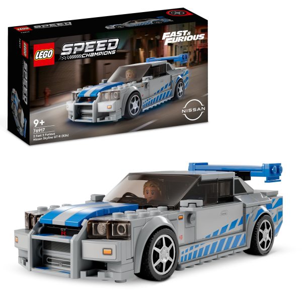 LEGO Speed Champions 2 Fast 2 Furious Nissan Skyline GT-R (R34) - 76917 - Afbeelding 2