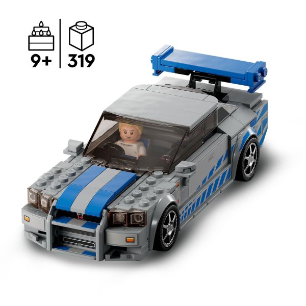 LEGO Speed Champions 2 Fast 2 Furious Nissan Skyline GT-R (R34) - 76917 - Afbeelding 4