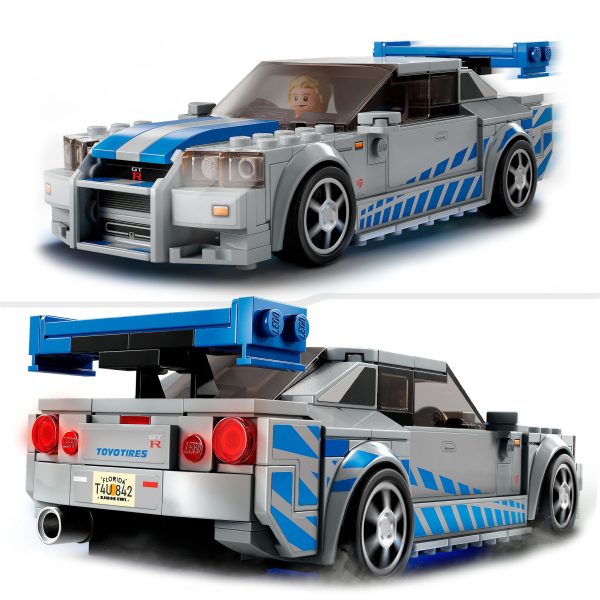 LEGO Speed Champions 2 Fast 2 Furious Nissan Skyline GT-R (R34) - 76917 - Afbeelding 5