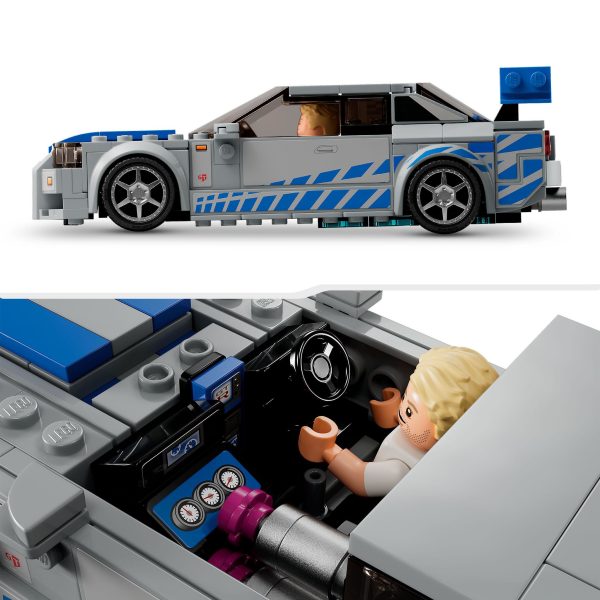 LEGO Speed Champions 2 Fast 2 Furious Nissan Skyline GT-R (R34) - 76917 - Afbeelding 6