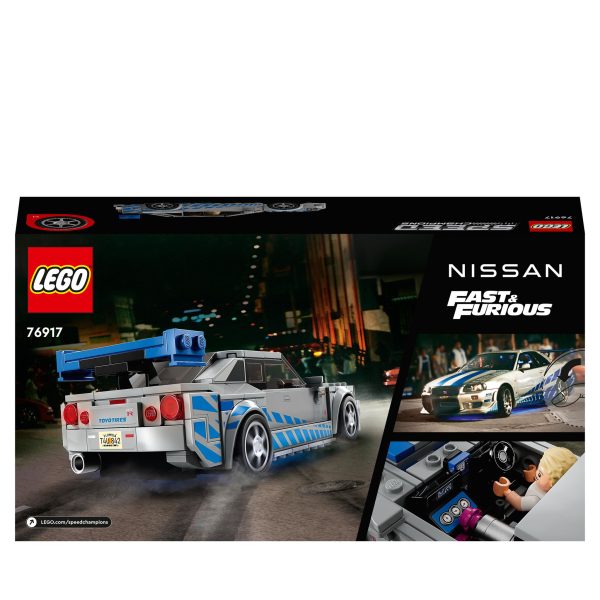 LEGO Speed Champions 2 Fast 2 Furious Nissan Skyline GT-R (R34) - 76917 - Afbeelding 10