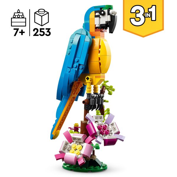 LEGO Creator 3-in-1 Exotische Papegaai - 31136 - Afbeelding 4