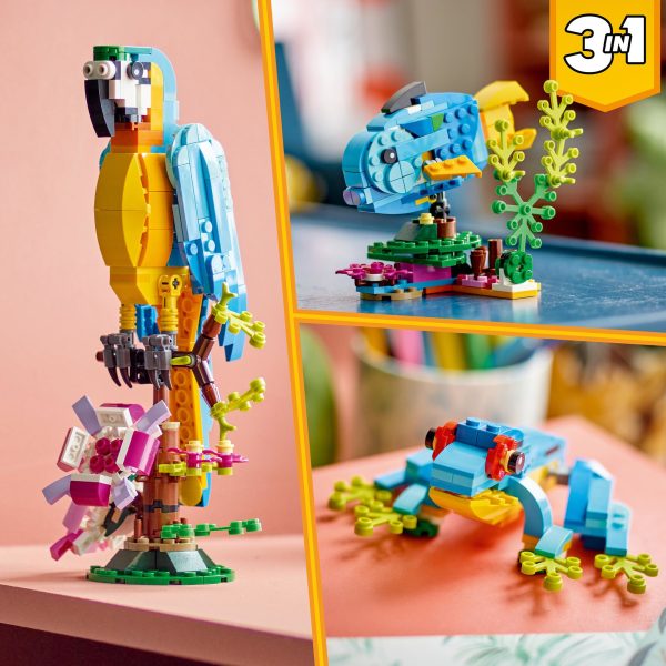 LEGO Creator 3-in-1 Exotische Papegaai - 31136 - Afbeelding 7