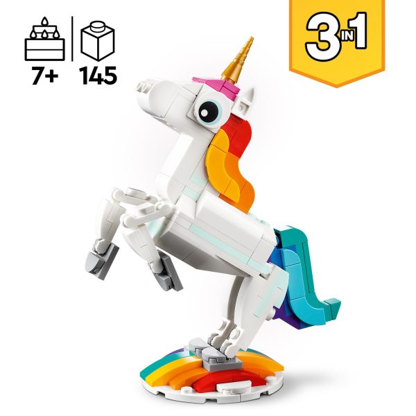 LEGO Creator 3-in-1 Magische Eenhoorn - 31140 - Afbeelding 4