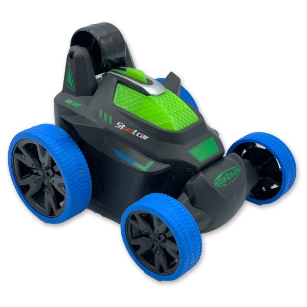 R/C Stunt & Roll Stuntauto (blauw) - Afbeelding 3