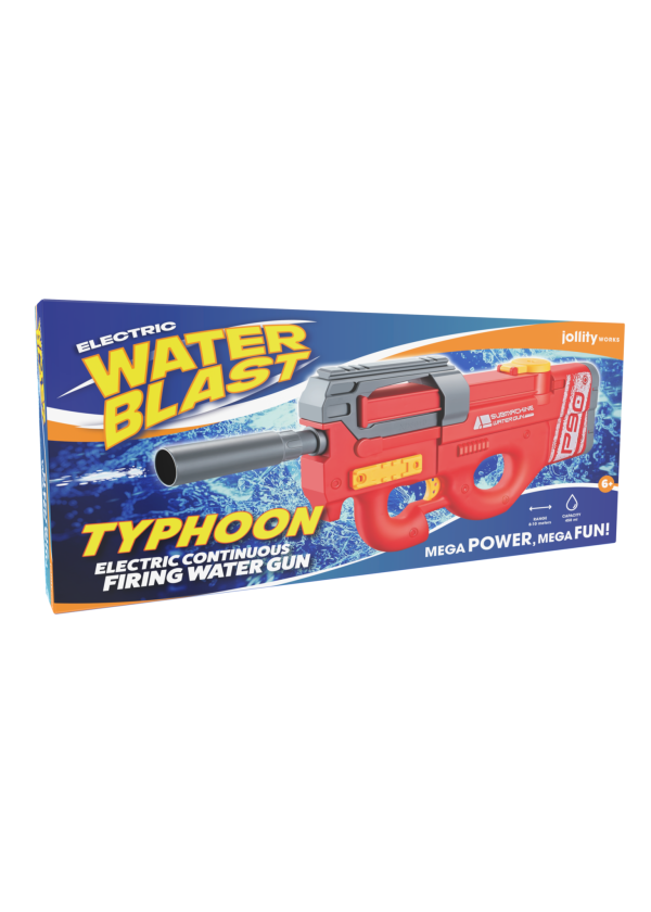 Electric Waterblast - Waterpistool Typhoon - rood