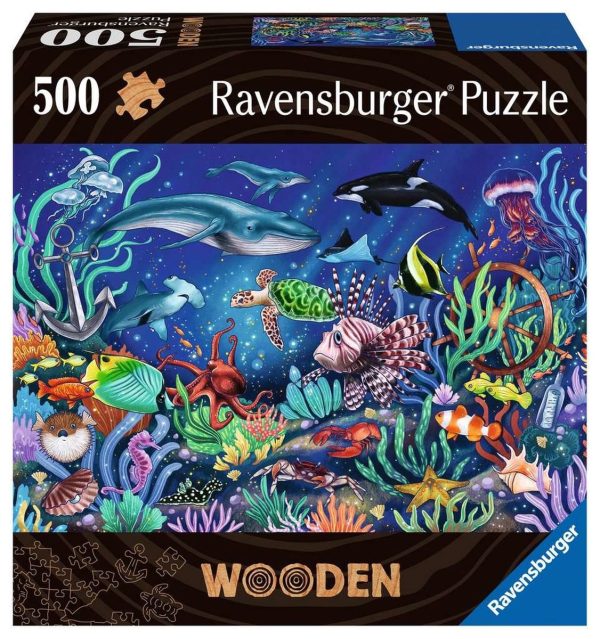 Puzzel (hout) 500stuks - Onder de zee
