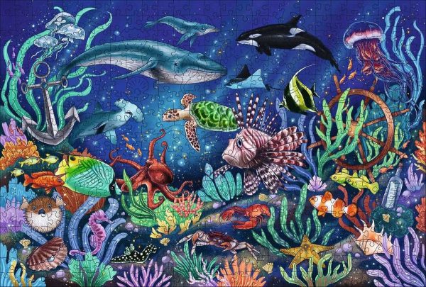 Puzzel (hout) 500stuks - Onder de zee - Afbeelding 2