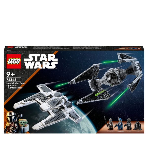 LEGO Star Wars Mandalorian Fang Fighter vs. TIE Interceptor - 75348