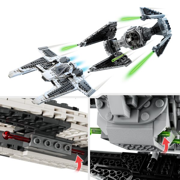 LEGO Star Wars Mandalorian Fang Fighter vs. TIE Interceptor - 75348 - Afbeelding 5