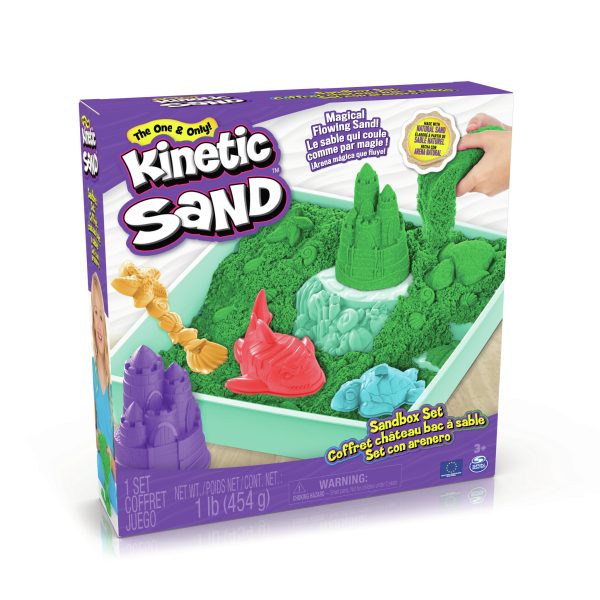 Kinetic Sand - Sandbox Set (assorti) - 1 exemplaar - Afbeelding 3