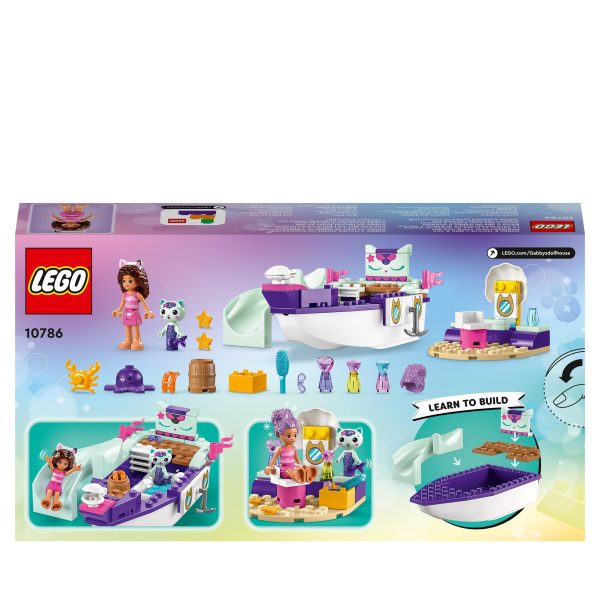 LEGO Gabby's Dollhouse Vertroetelschip van Gabby & Meerminkat - 10786 - Afbeelding 9