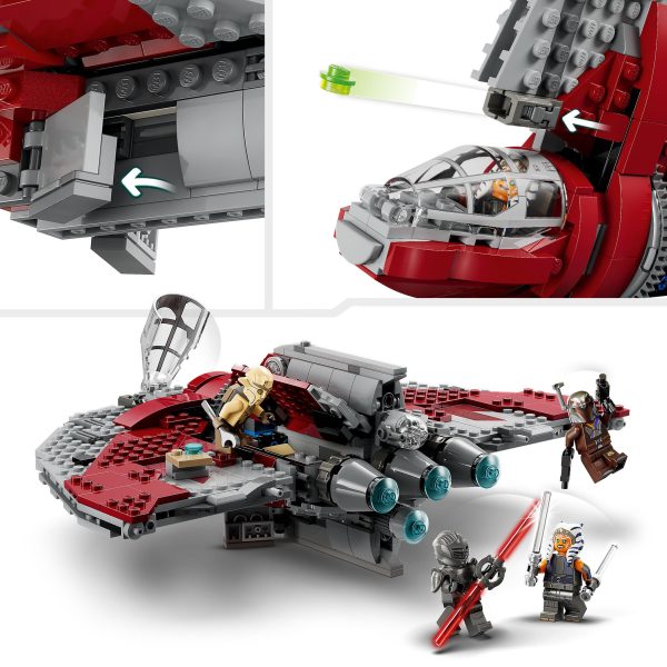 LEGO Star Wars Ahsoka Tano's T-6 Jedi Shuttle - 75362 - Afbeelding 6