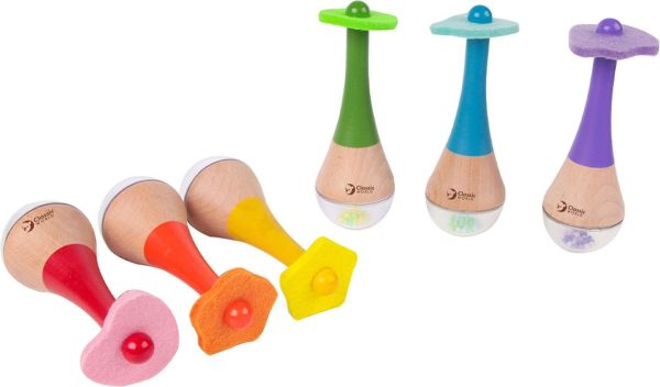 Classic World Regenboog Maracas (hout)