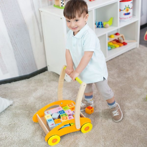 Loopwagen met houten blokken - Afbeelding 8