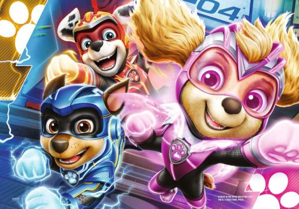 Puzzel (2x12stuks) - Paw Patrol The Mighty Movie - Afbeelding 2