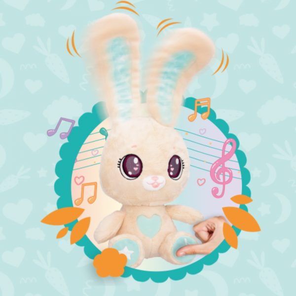 PeekaPets Bunny (pluche) - 30cm (beige) - Afbeelding 4