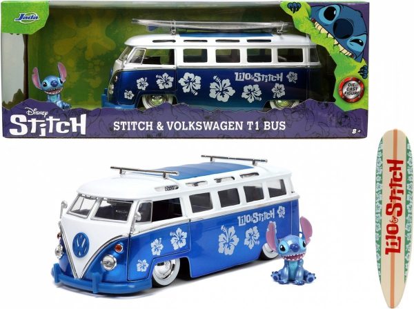 Disney Lilo & Stitch - Stitch & Volkswagen T1 Bus (1:24)