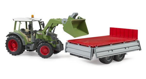 Tractor Fendt Vario 211 met voorlader en kiepaanhanger - Afbeelding 5