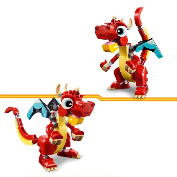 LEGO Creator 3-in-1 Rode draak - 31145 - Afbeelding 5