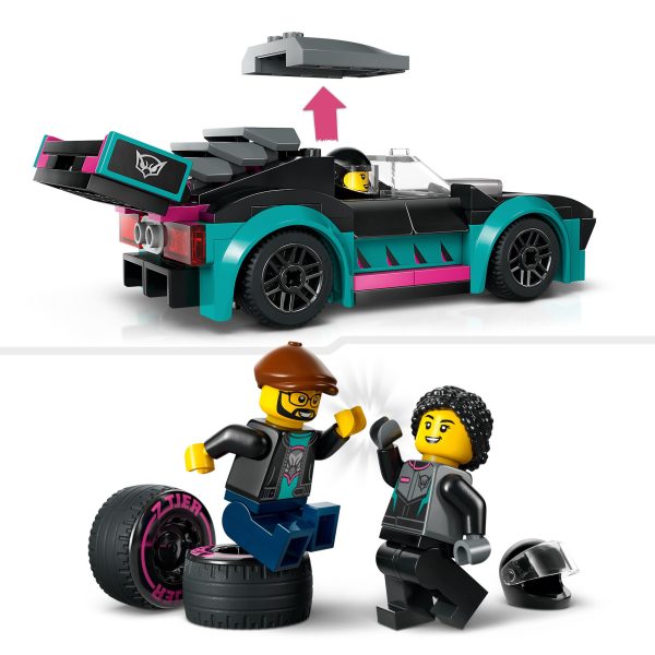 LEGO City Raceauto en transporttruck - 60406 - Afbeelding 6