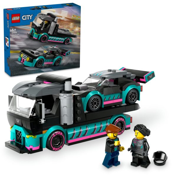 LEGO City Raceauto en transporttruck - 60406 - Afbeelding 10