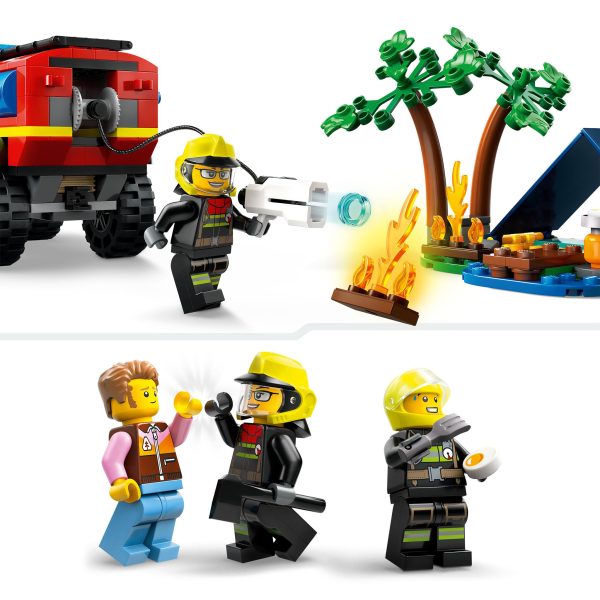 LEGO City 4x4 brandweerauto met reddingsboot - 60412 - Afbeelding 6