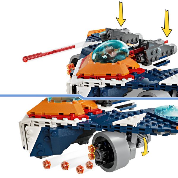 LEGO Marvel The Infinity Saga Rockets Warbird vs. Ronan - 76278 - Afbeelding 6