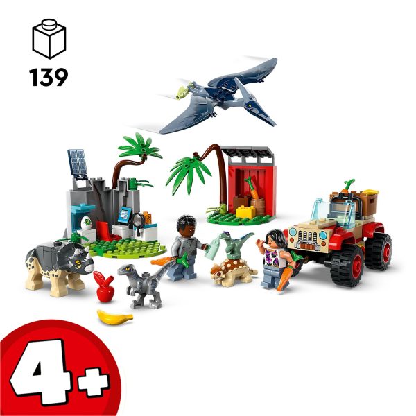 LEGO Jurassic World Reddingscentrum voor babydinosaurussen - 76963 - Afbeelding 4