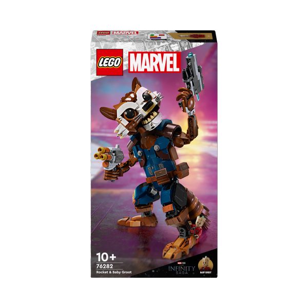 LEGO Marvel The Infinity Saga Rocket en Baby Groot - 76282
