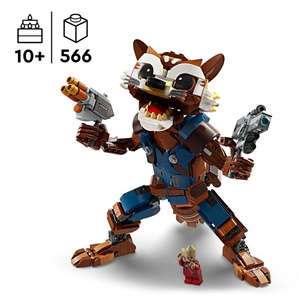 LEGO Marvel The Infinity Saga Rocket en Baby Groot - 76282 - Afbeelding 4