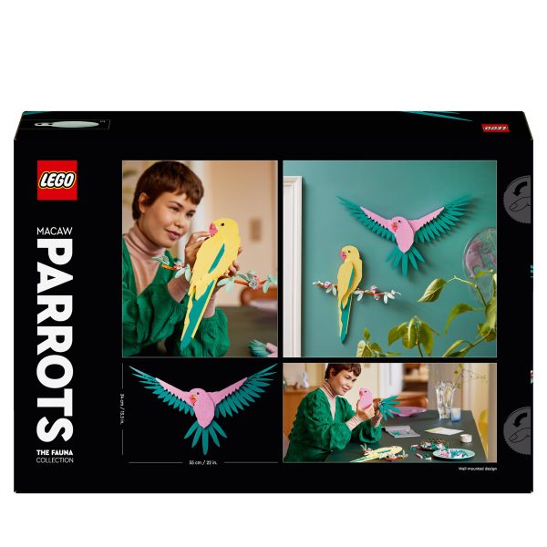LEGO Art De Faunacollectie - Kleurrijke papegaaien - 31211 - Afbeelding 9