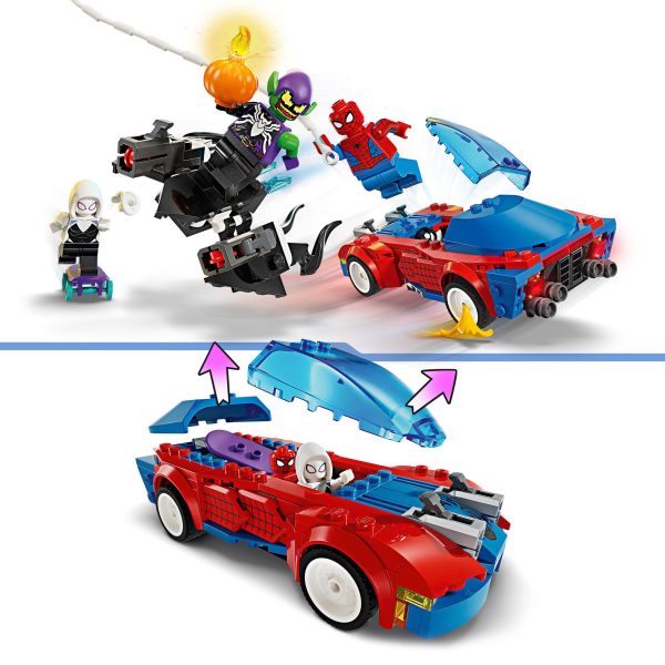LEGO Marvel Spider-Man Racewagen en Venom Green Goblin - 76279 - Afbeelding 5