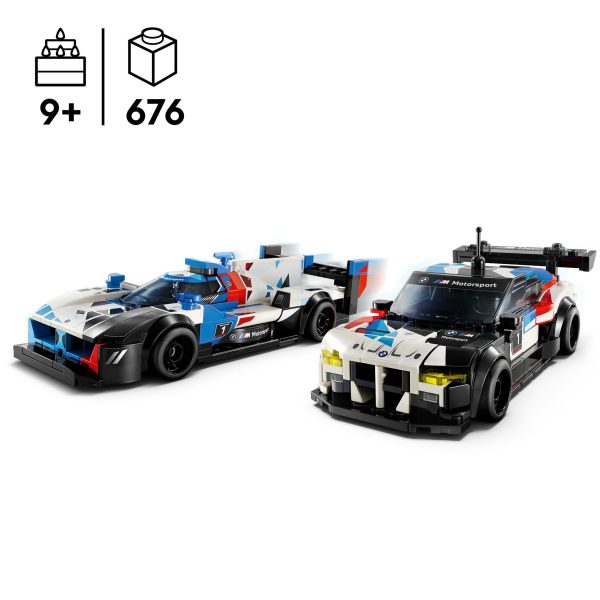 LEGO Speed Champions BMW M4 GT3 & BMW M Hybrid V8 racewagens - 76922 - Afbeelding 4