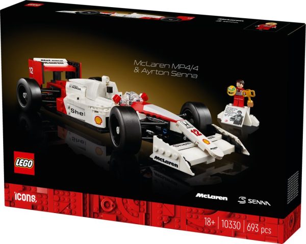 LEGO Icons McLaren MP4/4 en Ayrton Senna - 10330 - Afbeelding 2