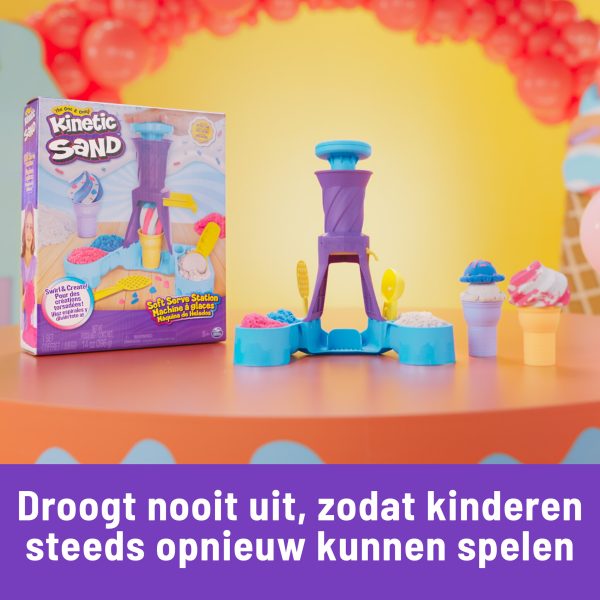 Kinetic Sand - Soft Serve Ice Cream Station Playset - Afbeelding 8
