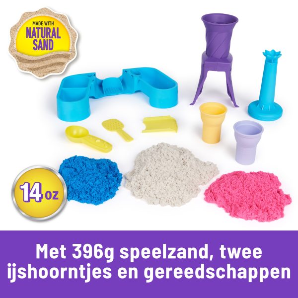 Kinetic Sand - Soft Serve Ice Cream Station Playset - Afbeelding 9